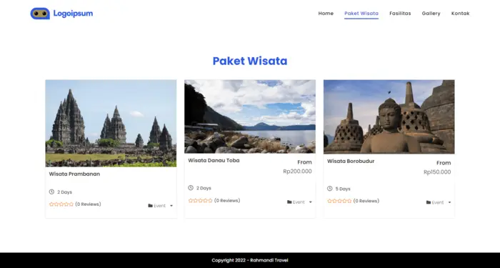 Website Travel